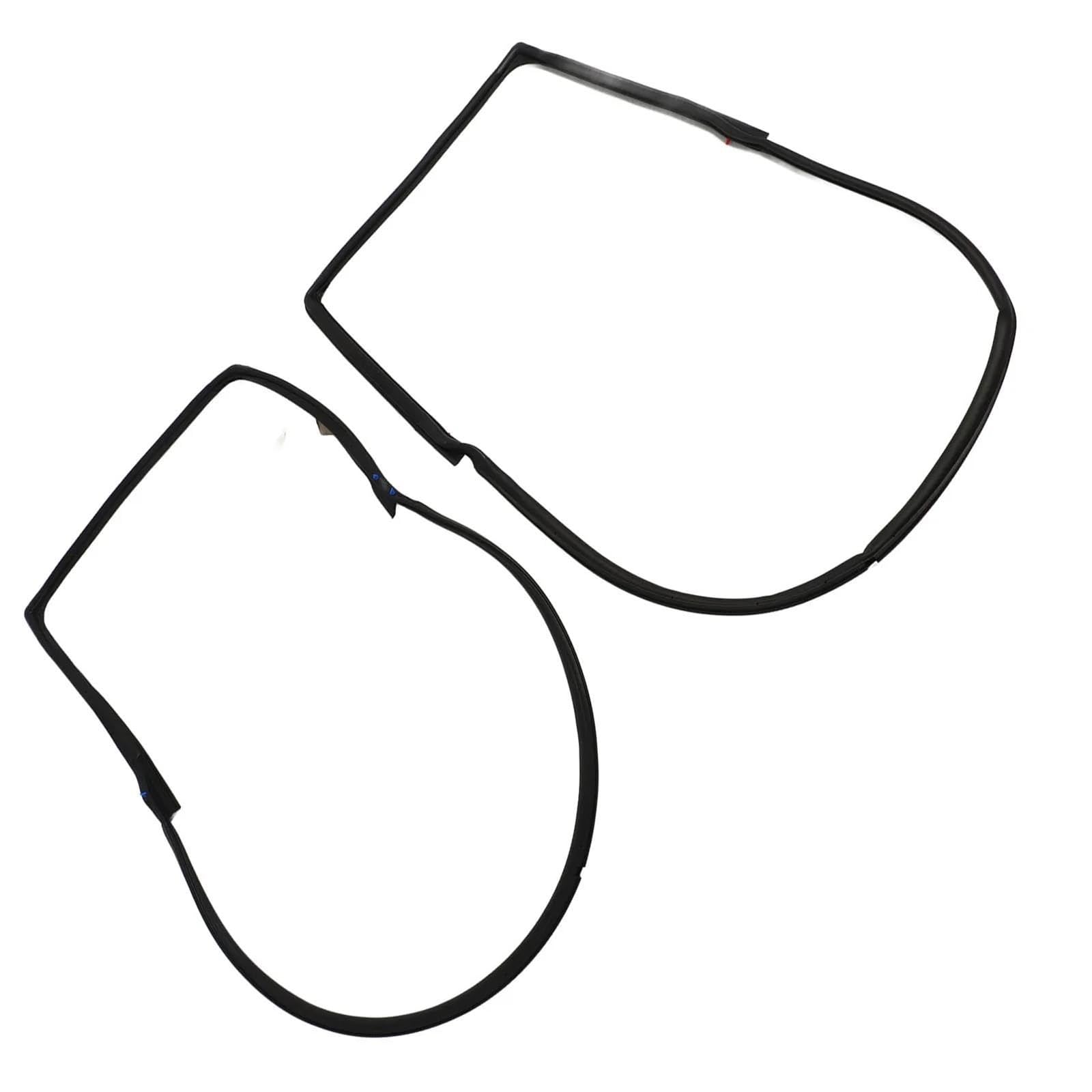 Spgsgmgtxt One Color For Wrangler Jk 2007-2018 Front Door Weatherstrip 2Pcs (Oe# 55395274Aw) Beltline Molding