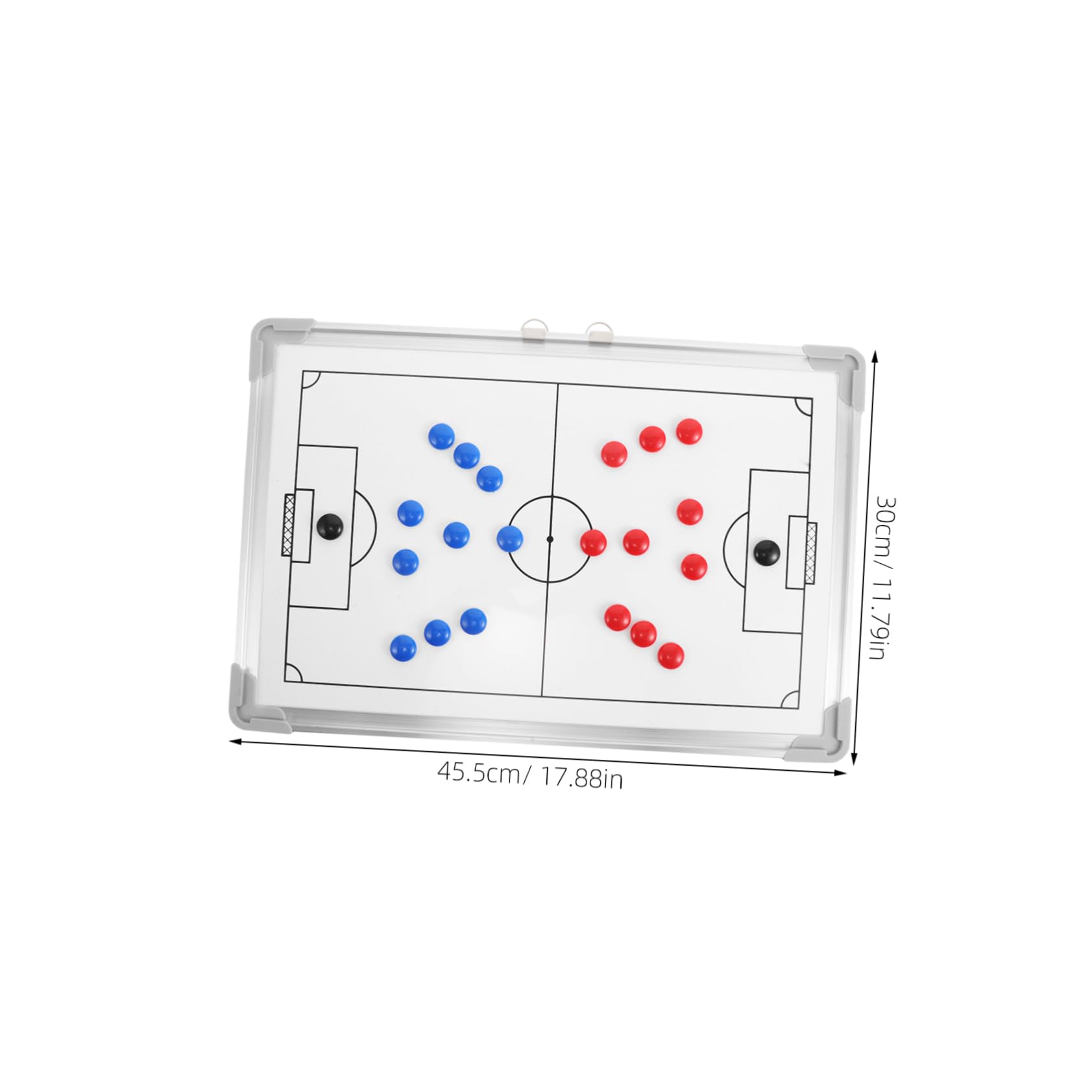 TOYANDONA Lavagna Tattica da Calcio Magnetica in Lega di Alluminio Cornice, per Allenatori e Insegnamento Strategico,