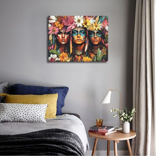 Toile amérindienne 70x90cm : la solution pour habiller un grand mur vide - 3