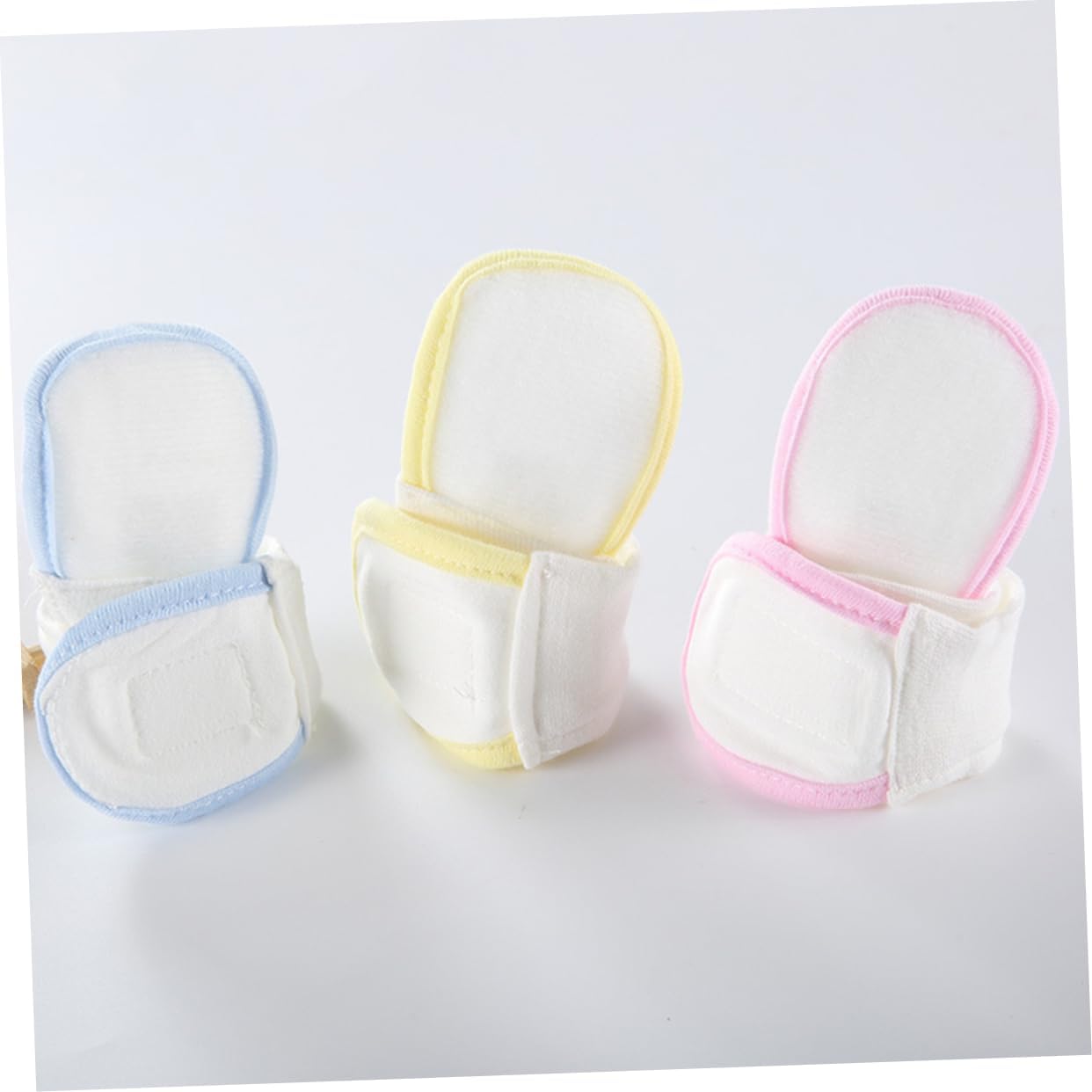 STOBOK 9pcs Cotton Diaper Fixing Tape for Toddlers Reusable Diaper Straps Safety Belt Elastic Fasteners Washable Strips