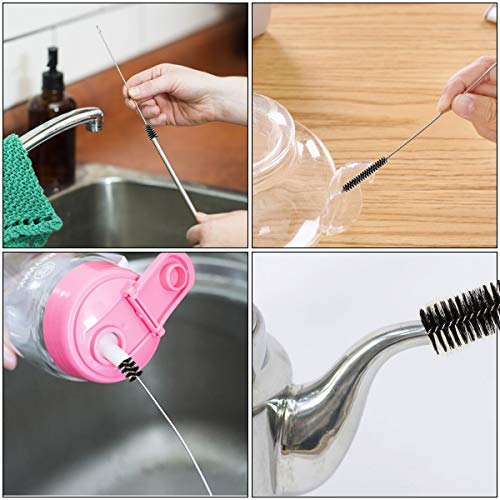 LEBEXY Reinigungsbürsten Flasche Flaschenbürste | Milchschlauchbürste | Nylon Schlauchbürste Set | Flaschen Reiniger für… – Bild 6