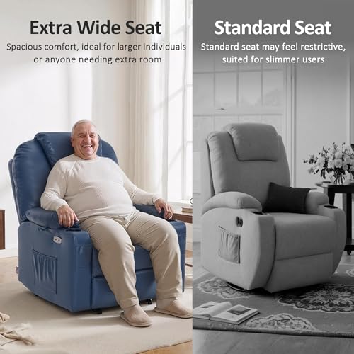 Image of MCombo Oversized Power Lift Recliner Chair for Elderly, Big and Tall R7510