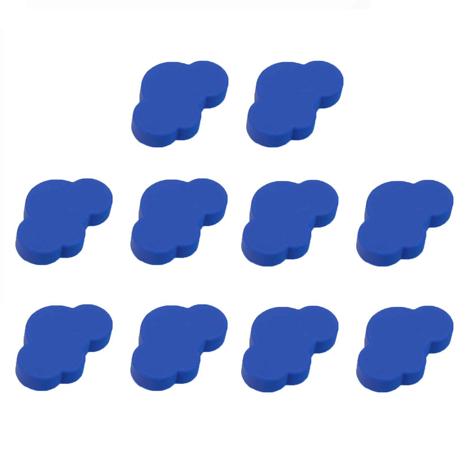Pomelli per Mobili Bambini Nuvola 10 Pezzi Manopole per Cassetti Maniglie per Armadietti (Dark Blue)