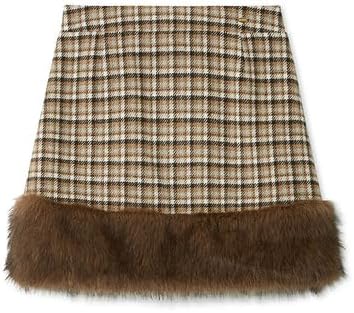 Lily Brown Women's Eco-Friendly Faux Fur Mini Skirt Pants