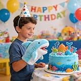 Zoom IMG-2 marionetta a mano con squalo Zoom IMG-2 marionetta a mano con squalo