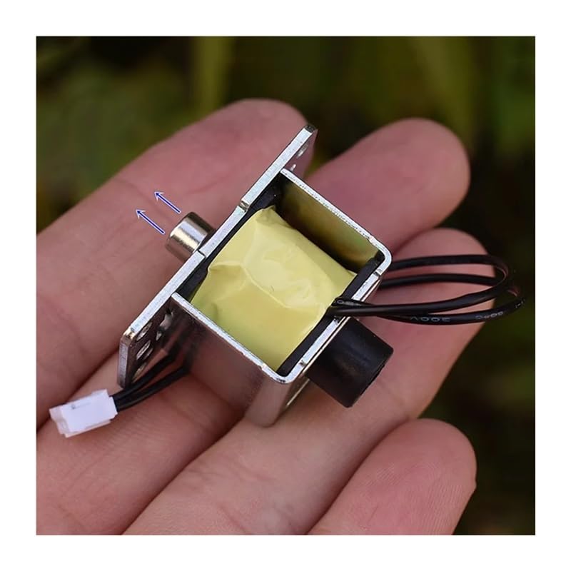 Électroaimant MC0820P DC 12 V linéaire type push-pull course 5 mm - 5