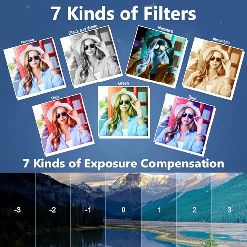 64MP Digital Camera, 4K Vlogging Camera, Auto Focus Camera with 18X Zoom, Compact Small Camera with 3 Inch Flip Screen, Small Camera for Boys Girls, for Photography Video - Image 4