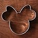 KENIAO Mickey Minnie Mouse Cookie Cutter Set for Kids - 4 Piece - Minnie Ears with Bow, Bow, Minnie Face and Double High Heels Biscuit Fondant Cutters - Stainless Steel