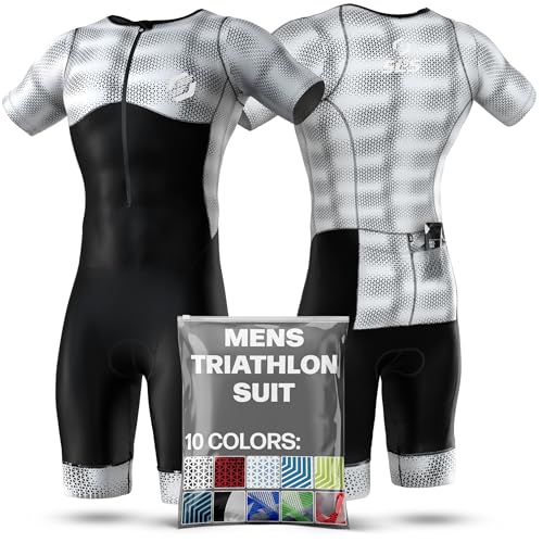 SLS3 Triathlon Suits Mens - Aerodynamic Sleeved Tri Suit Men