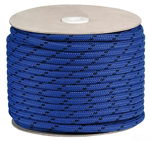 Écoute en polyester mat bleu 8mm Osculati pour voilier