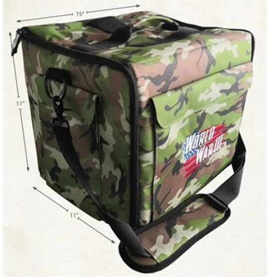 Tabletop Tyrant Flames of War Army Bag | Camo Miniature Case with Foam - Team Yankee