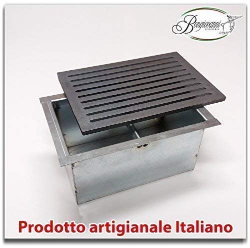 Cassetto Raccogli Cenere Per Camino Fonderia Bongiovanni - Lamiere Zincata 20x30x14cm - Foto 12