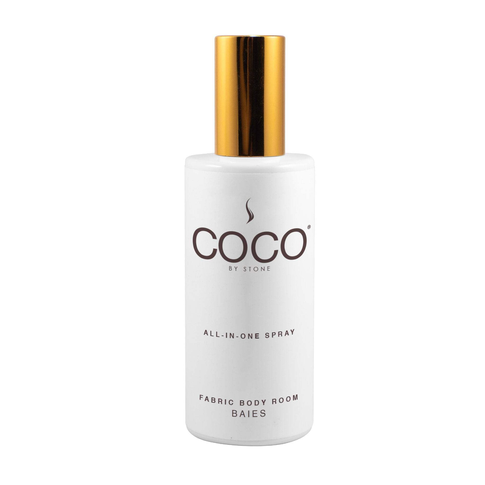 COCO by Stone 5oz All-in-One Spray (Baies) Shake & Spray Formula for Fabric, Pillows, Interiors, Clothing, Home Fragrance Accessories, Room Perfume, Room Deodorizer, Vegan & Cruelty-Free