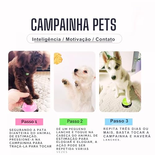 Campainha de Adestramento Pets - Cachorros e Gatos