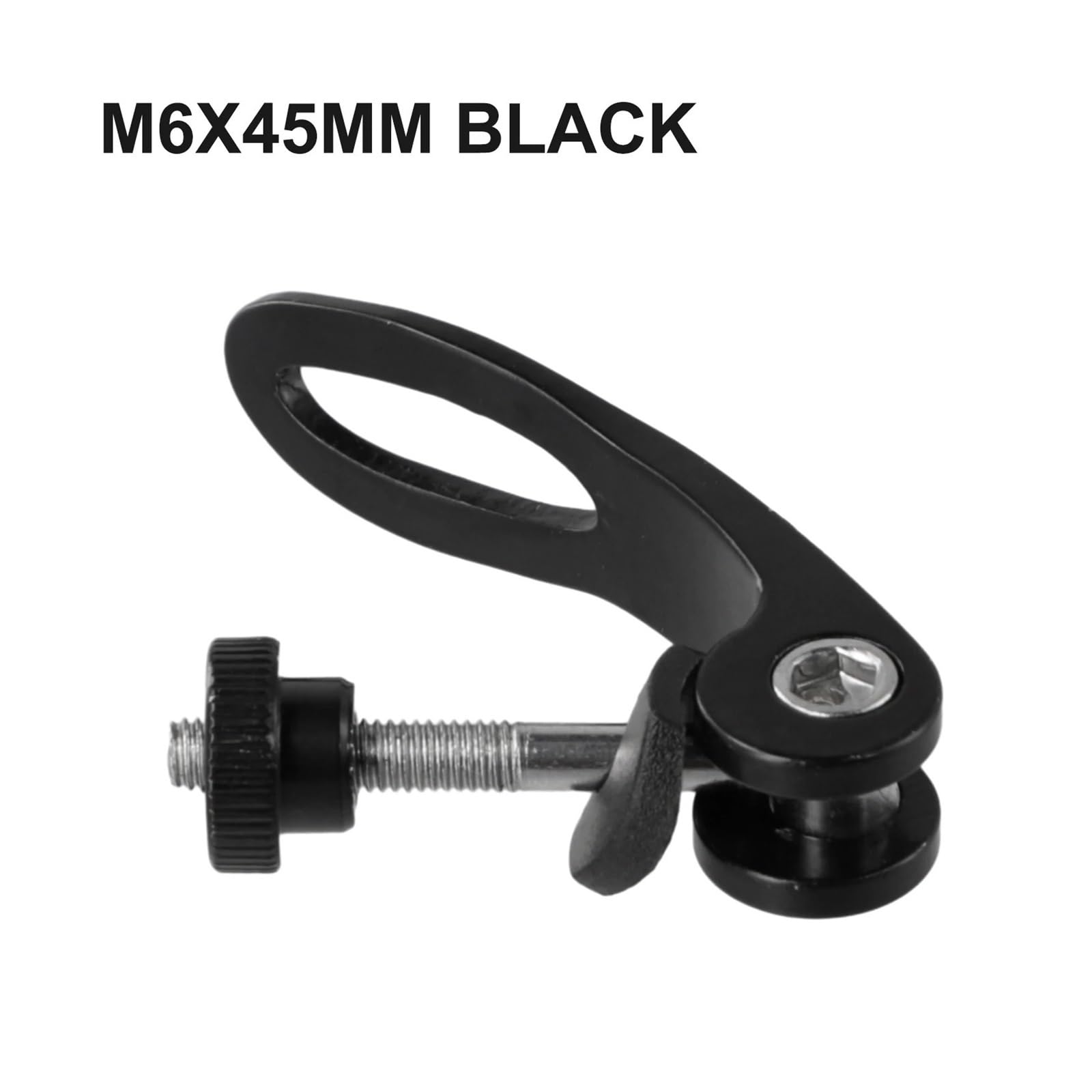Collier De Serrage Rapide Pour Tige De Selle Vélo – M6 X 45 Mm – Alliage Alu – Noir/argent/or