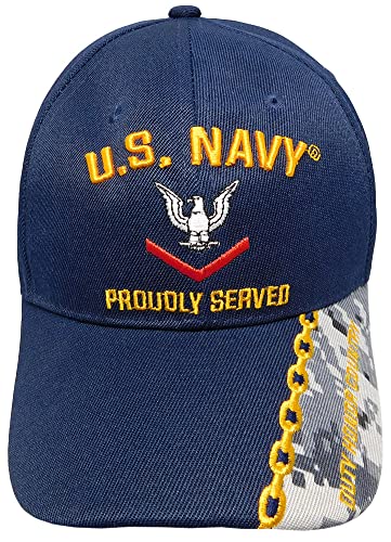 Gorra azul Navy acrílica ajustable bordada miniatura 3