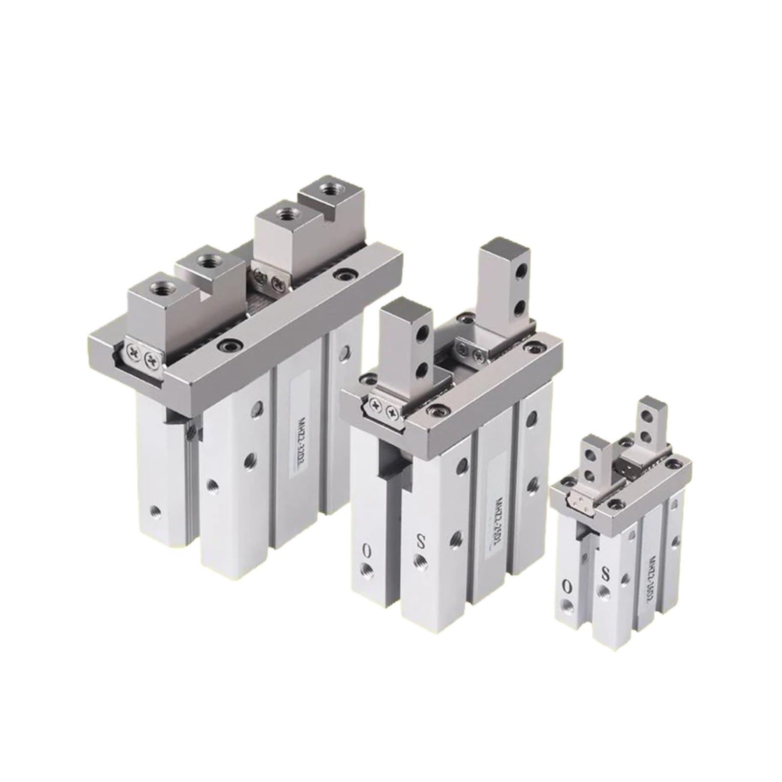 1 sztuka MHZ2 szczypce pneumatyczne równoległe z siłownikiem palcowym MHZ2-10/16/25/32/40D1/D2/D3, gwint boczny, zaciski aluminiowe(MHZ2-16D1)