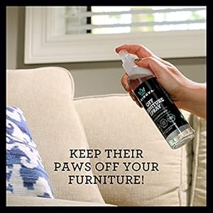 Trinova Off Furniture Spray – Deterrent for Pets, Cats, Dogs, Puppies, Kittens – Anti-Scratch Rosemary, Ginger, Geranium, Lemongrass Training Aid