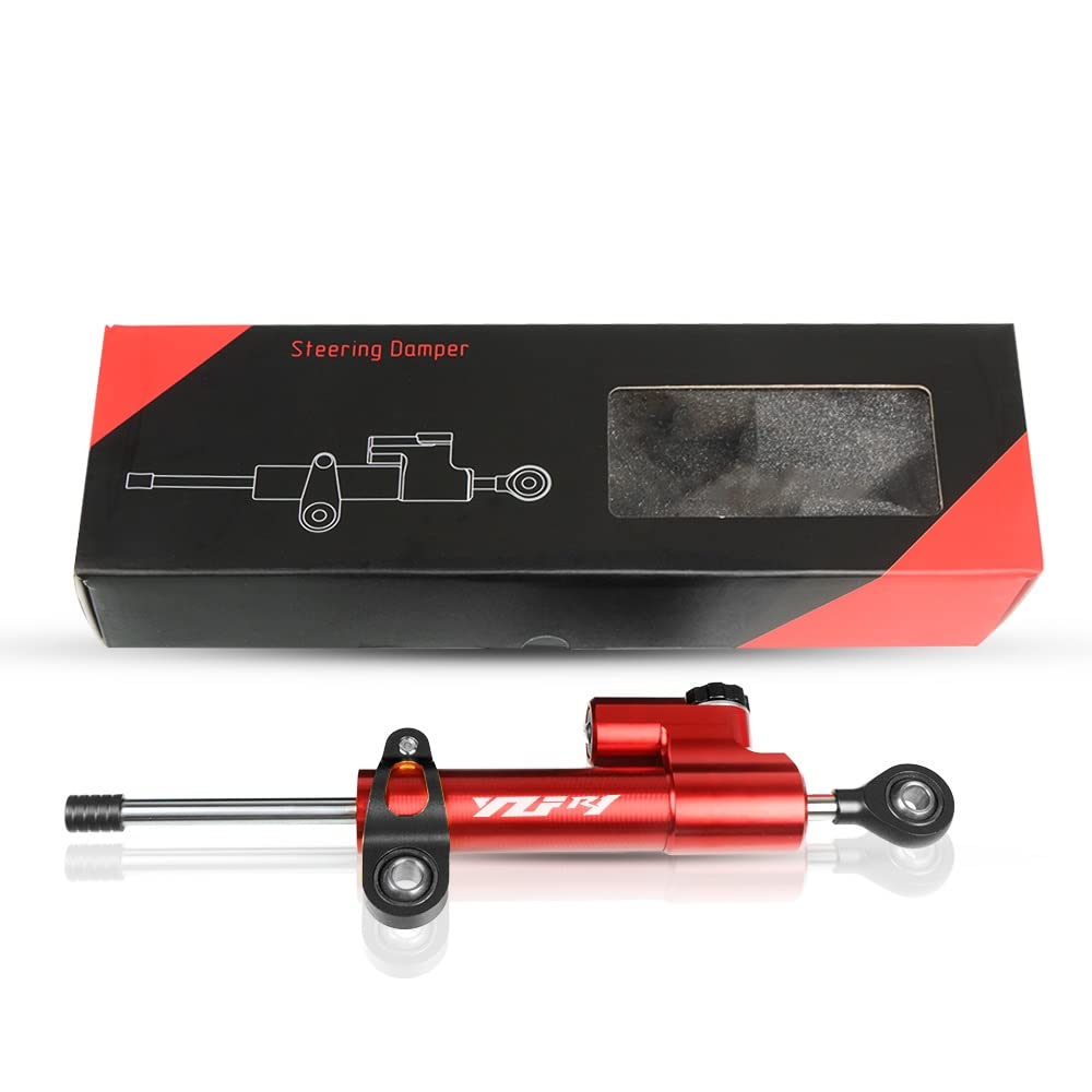 Amortisseur Direction pour YZF R1 YZFR1 1999 2001 2002 2003 2004 2005 2006 2007 Moto en Aluminium Stabilisateur De Direction Amortisseur