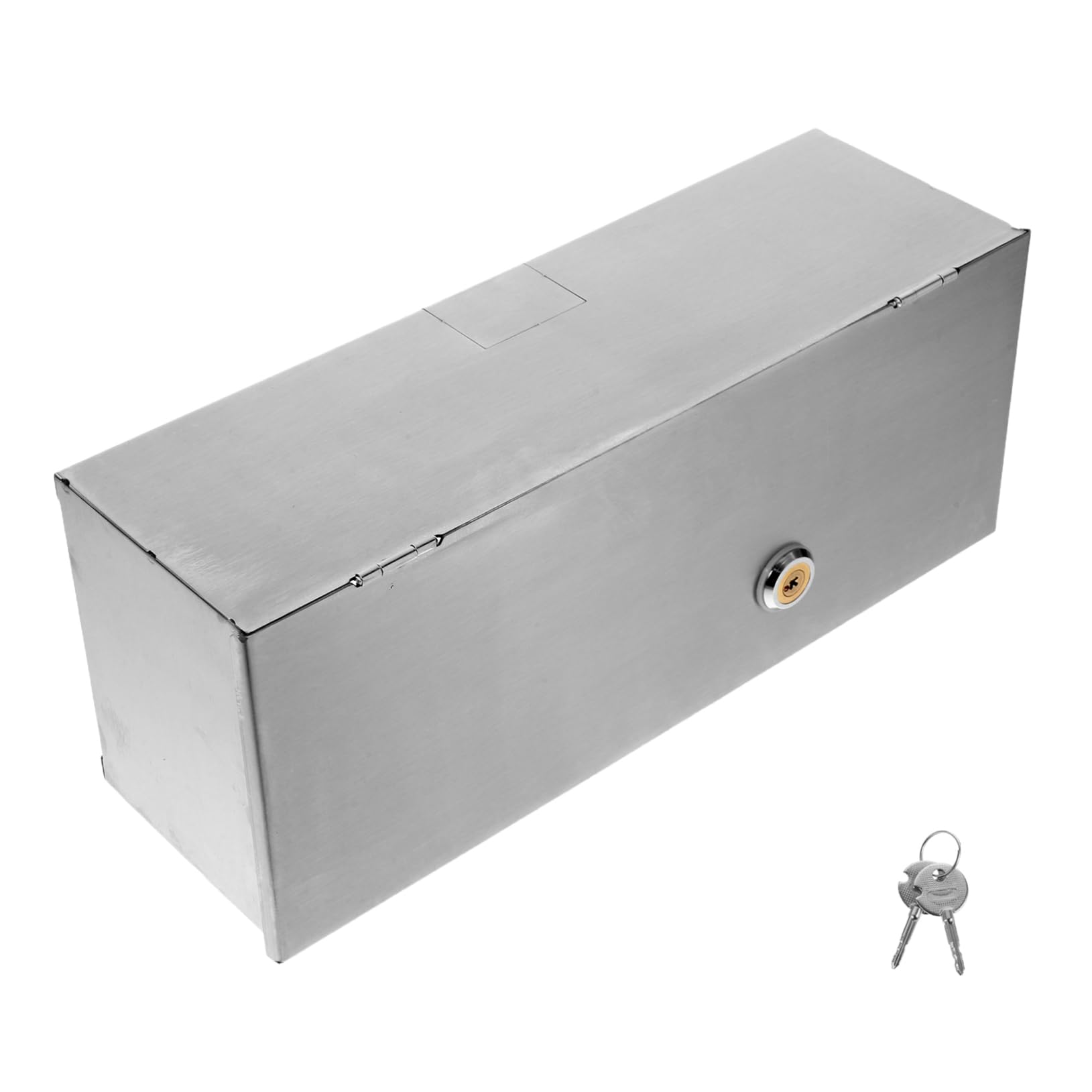 IWOWHERO Stainless Steel Anti-theft Socket Protection Box Cover Electrical Outlet Boxes for 86 Type Wall Switches