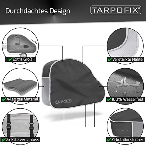 Tarpofix® Deichselabdeckung Wohnwagen | Deichselhaube für PKW Anhänger – Ansicht 6