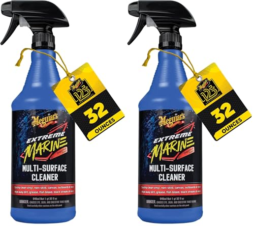 Meguiars Extreme Marine Multi-Surface Cleaner M180332 - Pro Multi-Surface Cleaner for RV and Marine Detailing Removes Dirt Grime & Stains from Vinyl Gel Coat Non Skid Carpet and More 32 Oz Sp product thumbnail 8