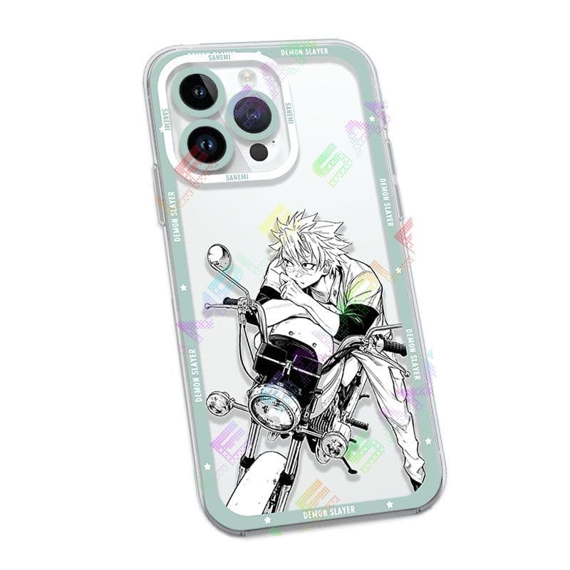 Amazon.co.jp: 鬼滅の刃 スマホケース iPhone用ケース 不死川実弥