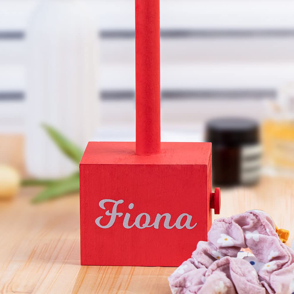 NICEDREAM Custom Name Hair Tie Holder Organizer with a Drawer Cute Decor for Tween Girl Bedroom Hair Scrunchie Holder Hair Tie Box Organizer Storage Cute Room Decor Room Accessories for Girls Women