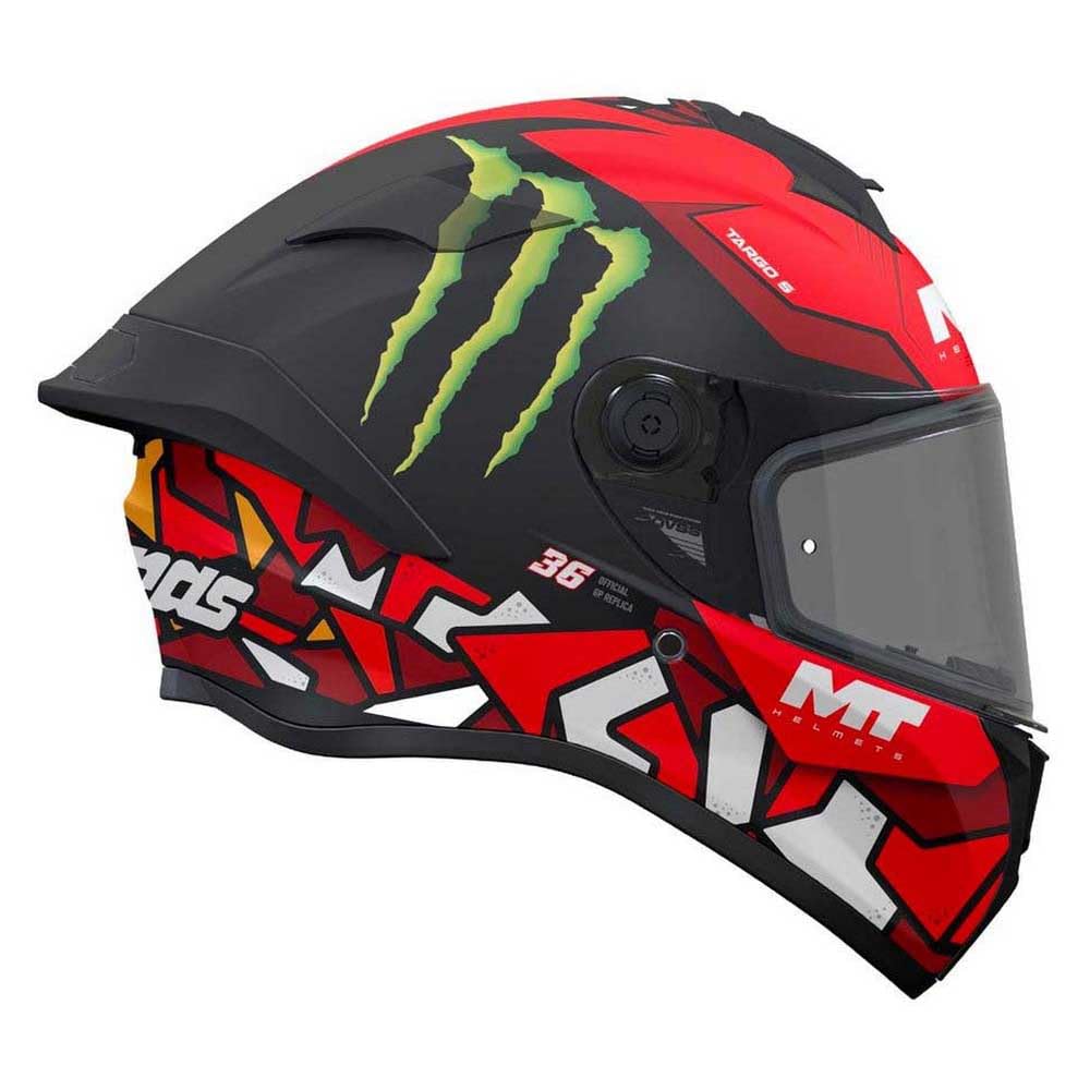 MT Helmets Targo S – Casco Moto Integral con Visor Solar Full Vision, Pantalla Compatible con Pinlock, Interior Lavable y Cierre Micrométrico | Calota HIRP | Homologado ECE 22.06 & DOT