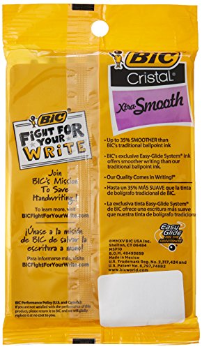 Image of BIC PEN CRSTL 10S MED BLACK, 10 PC