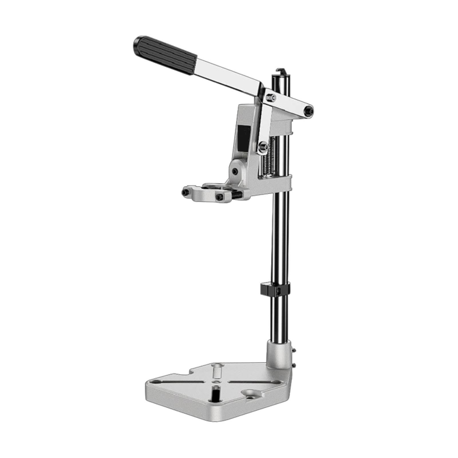 Baoblaze Supporto per trapano a colonna, postazione di lavoro portatile universale regolabile con base in alluminio, intervallo di serraggio 25-60 mm, trapano