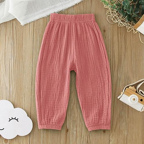 Boys Pants Comfortable Trendy Loose Trousers for Active Kids Stylish Solid Color Apparel for Spring Summer Season3