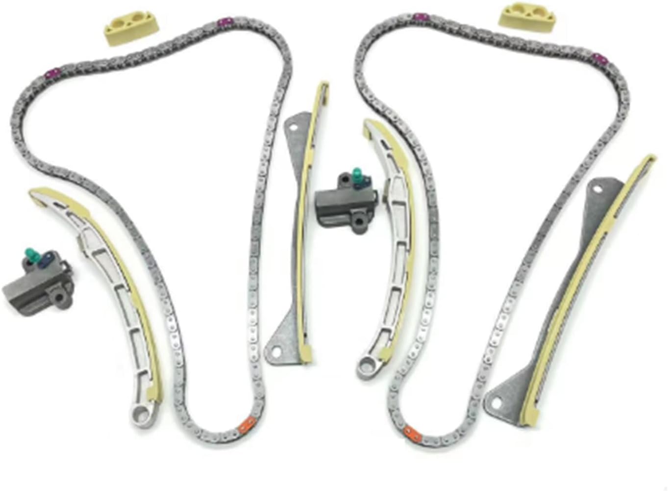 24410-3CGA3 Engine Timing Chain Kit with Crankshaft&Camshaft Replace OE 24321-3L100 Fit for 2015-2021 Sedona Genesis Palisade Santa Fe 3.3L 3.8L