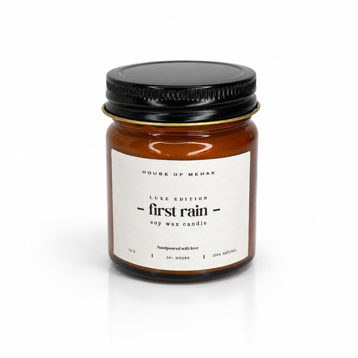 First Rain Scented Candle | Geeli Mitti | Earthy Petrichor Fragrance | Scented Candle for Home Decor | Luxury Fragrant Candles for Gifting | 100% Soy Wax, 35+ Hours Burn Time, 70g-image-37
