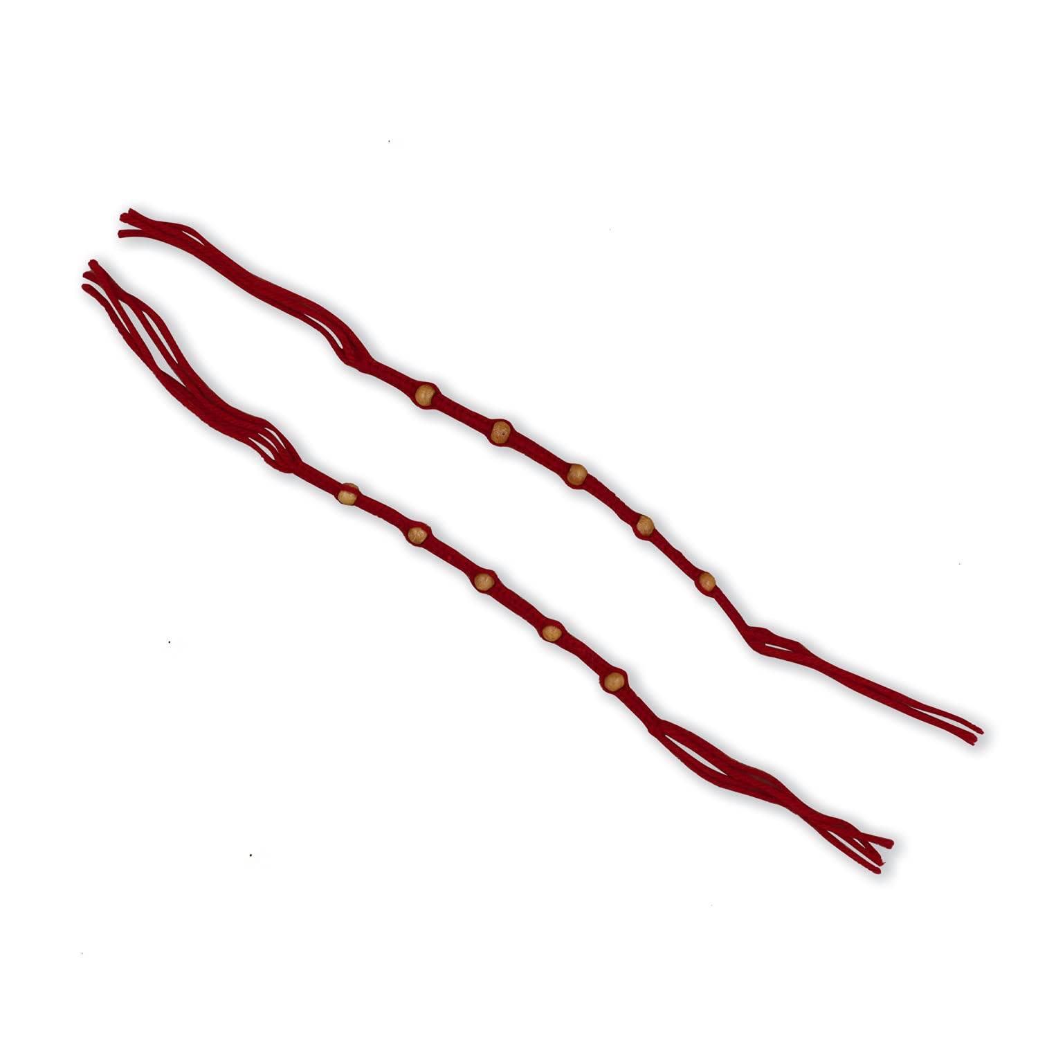 Prapti Handicrafts Handmade Eco Friendly Simple Thread Gunthan Moli Combo Pack Rakhi for Brother/Sister/Bhai/Bhabhi