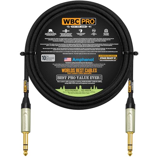 Câble stéréo équilibré anti-interférence WBC-PRO-Quad 4,5m pour éliminer les bruits