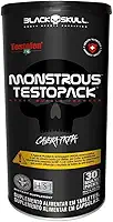 Black Skull Monstrous Testopack 30 Cápsulas - Sem Sabor, Keto, Treino