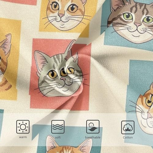 Cute Cartoon Cats Beige Toddlers Underwear Floral 2t Cotton Panties for Girl Artistic Kids Undies Briefs3