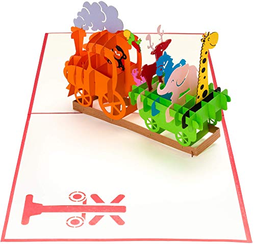 Biglietto tridimensionale di auguri di compleanno