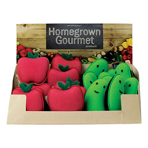 Architec Homegrown Gourmet Assorted Nylon Veggie Scrubbies
