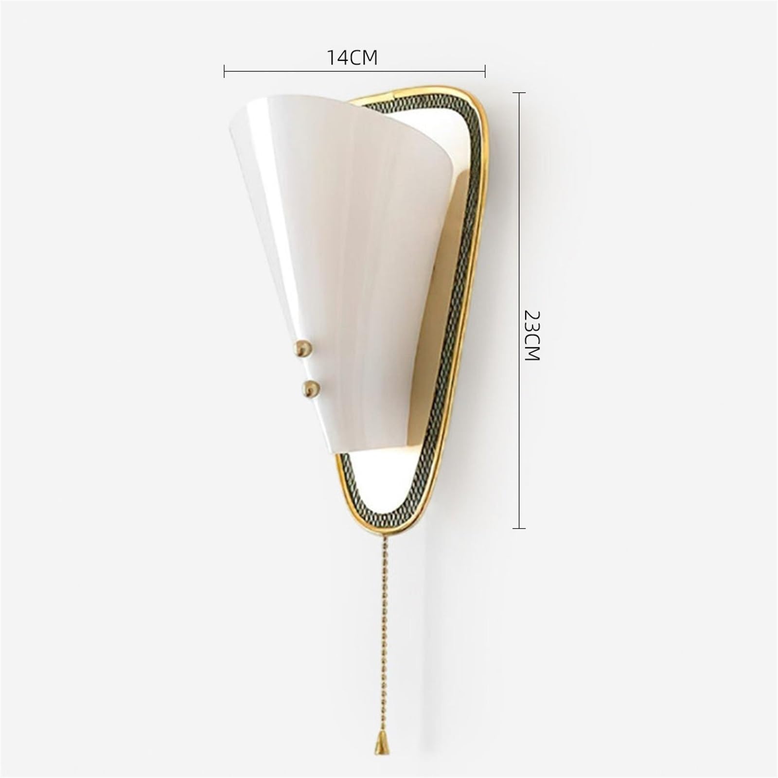Applique da parete Lampada da parete decorativa comodino for camera letto frontale a specchio for bagno per corridoio