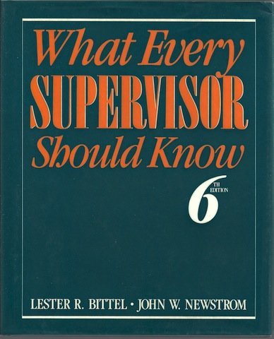 What Every Supervisor Should Know: The Complete... 0070055831 Book Cover