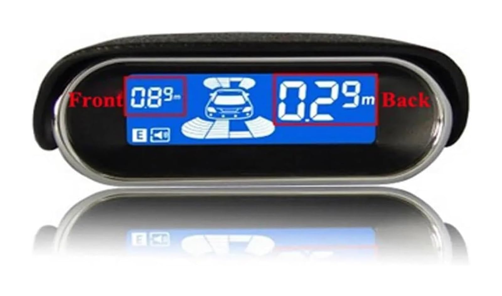 Aparcamiento Sistema Radar Sensores Aparcamiento Radar Marcha Atrás Coche 8 Unidades Resistente A Intemperie Vista Frontal Trasera Kit Monitor Pantalla LCD