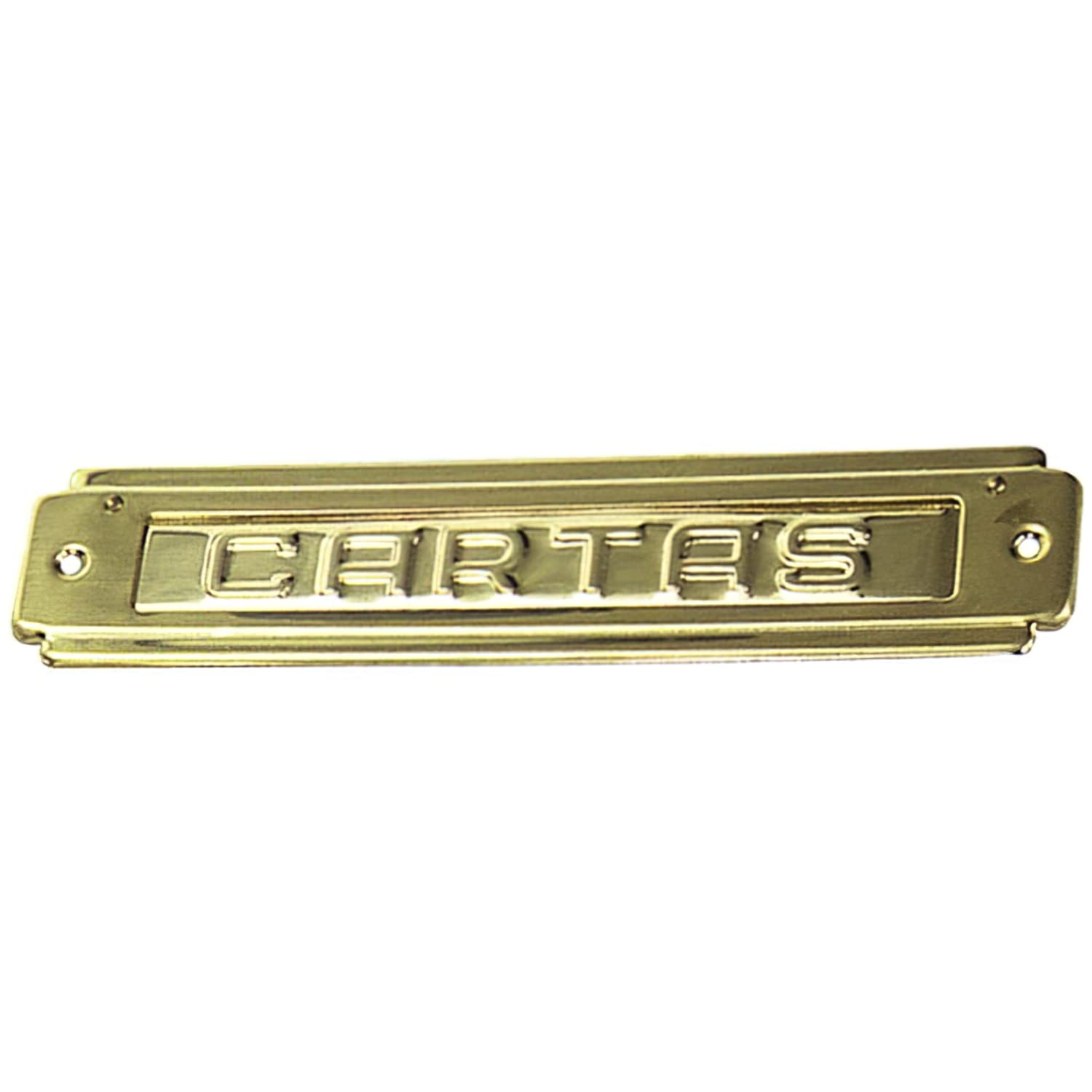 WOLFPACK LINEA PROFESIONAL - Placa Buzón Latón Pulido