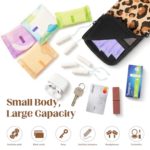 Image of 2PCS Tampon Holder Zipper Pouches Portable Period Bags