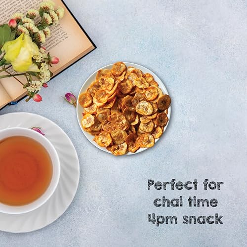Image of SelfCare By Suman Agarwal Roasted Plantain Chips - Masala Pack of 1 125g | Healthy - Gluten Free | Savoury - Snack - Namkeen - Grocery | Mid Day - Workout - Tea time Snacking | Jain & Travel Friendly
