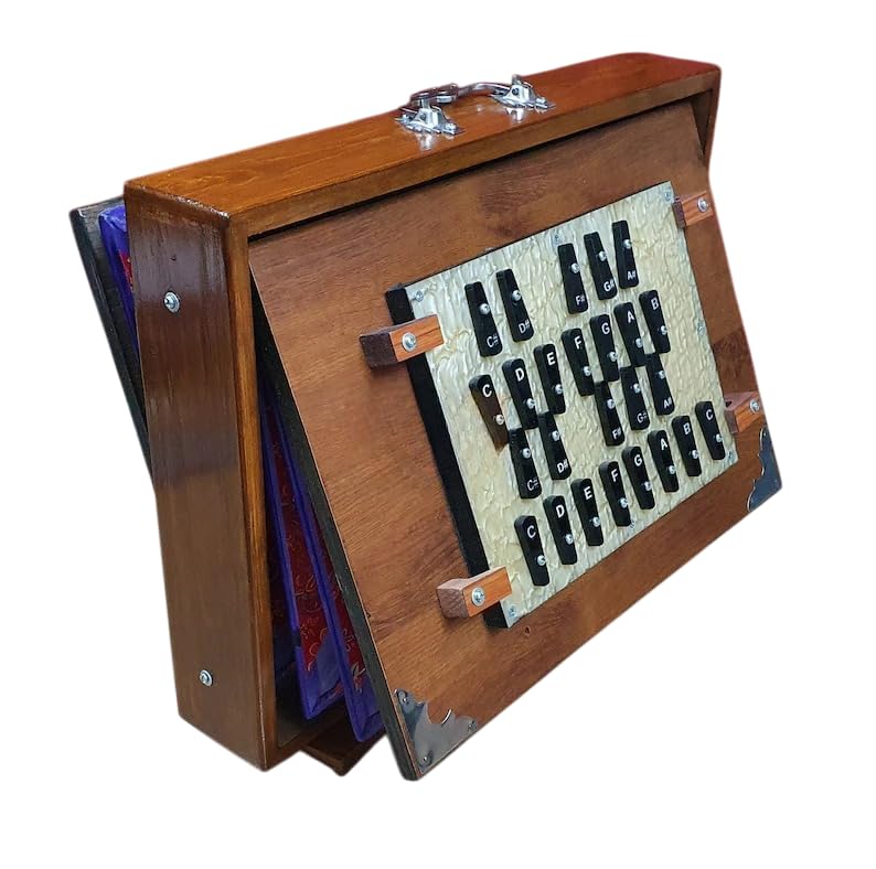 Special 25 Keys 16X12X3"", 2 Sets of Reeds, Key-C To B-First- Sec Octaves Wood and Ply 440Hz & (432Hz ON REQUESTED), with and W/O PEDAL, with Bag, BK12587458965424111