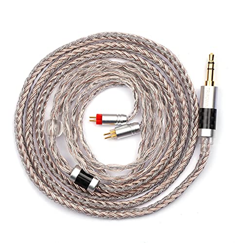 Image of Linsoul Tripowin Jelly Upgraded 16 Core 21 Wires Per Core Silver-Plated OCC+Alloy Copper Graphene+OCC Mixed Braided Cable for Audiophile Musician (2pin 0.78-3.5mm)