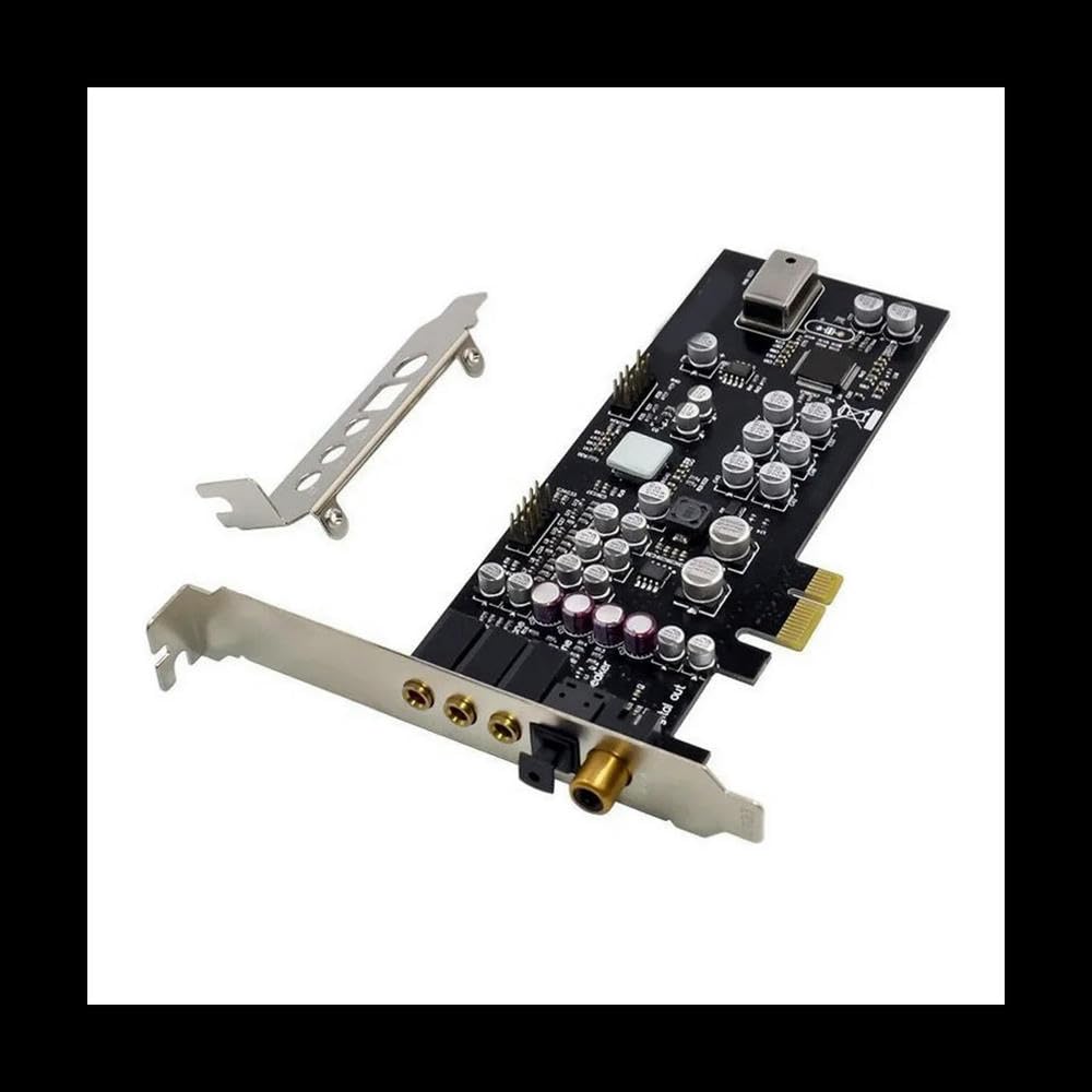 for PCIe X1 CM8828 7.1CH E-Sports Video Live Broadcast Lossless DTS Sound Card Fiber Optic Coaxial Sound Card Module