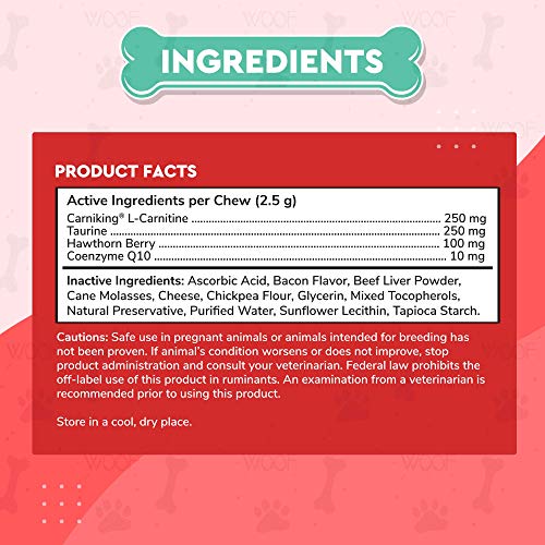 Heart + Vitality Superhero Chews Plus Omega Max Fish Oil - For Dog’s Heart Health, Skin And Joint Care & Immune Support - Heart + Vitality 90 Chews - Omega Max 16 Ounces #TOP1